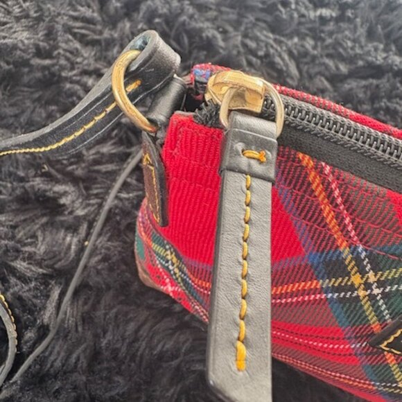 Dooney & Bourke Red Plaid Crossbody Bag - Picture 6 of 8